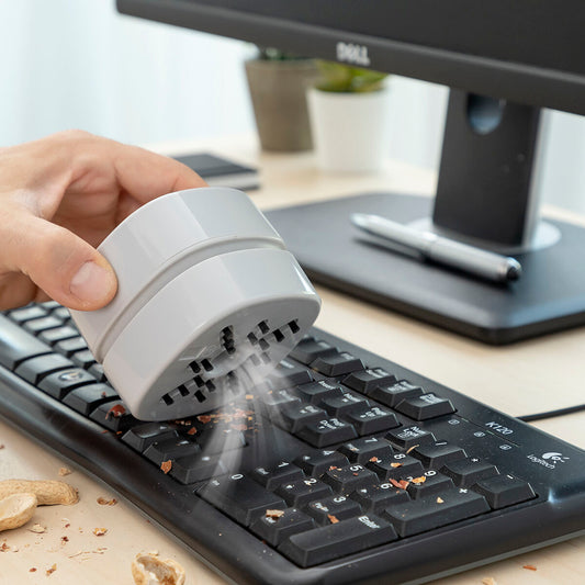 Mini Desk Vacuum | Compact Battery-Powered Cleaner for Desktop Dust & Crumbs