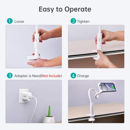 CHOETECH T548-S Wireless Charger & Flexible Arm Phone Holder