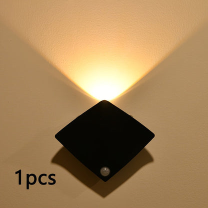 Human Sensing Decor Wall Lamp – Minimalist Vibe, Motion-Activated Glow