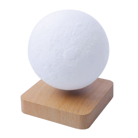 LunaFloat Magnetic Moon Lamp – 3D Levitating LED with Touch Control