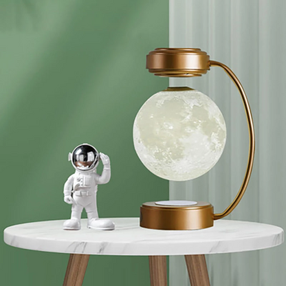 Magnetic Levitation Moon Lamp – LED Rotating Dangling Light with Touch Control