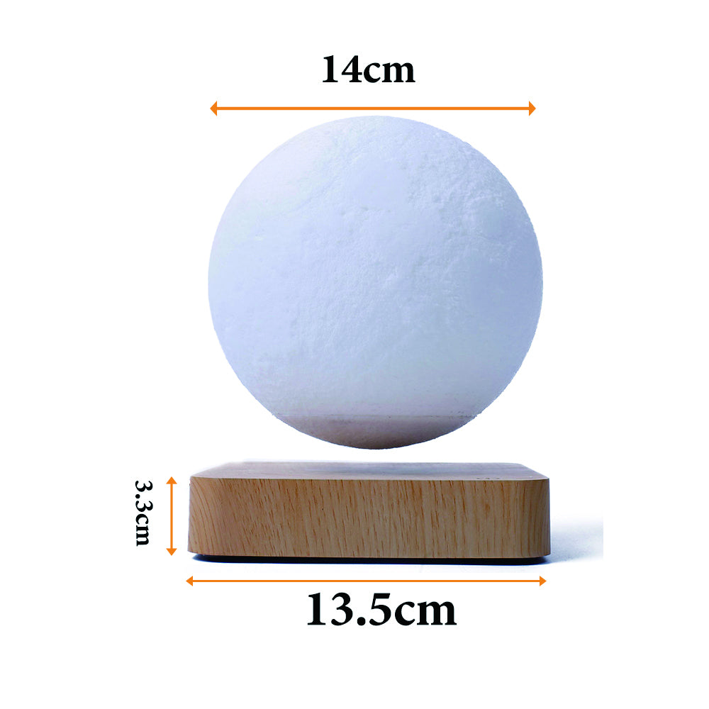 LunaFloat Magnetic Moon Lamp – 3D Levitating LED with Touch Control