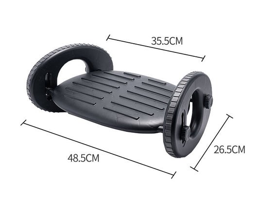 Ergonomic Rocking Foot Rest – Adjustable Under Desk Support for Sitting & Standing Desks