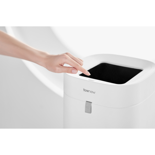TOWNEW T Air Lite | Smart Self-Sealing Trash Can for Desk Setups, Gamers & Home Offices