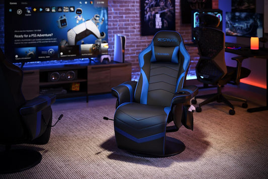 Ultimate Gaming Recliner with Cupholder, Footrest & Side Storage