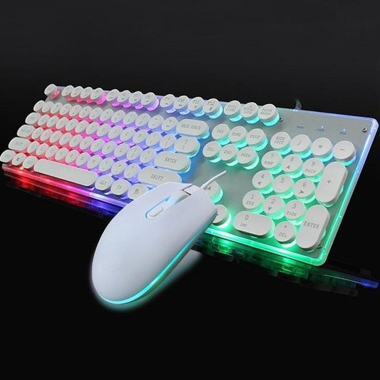 DragonGlow RGB Wired Gaming Keyboard & Mouse Combo