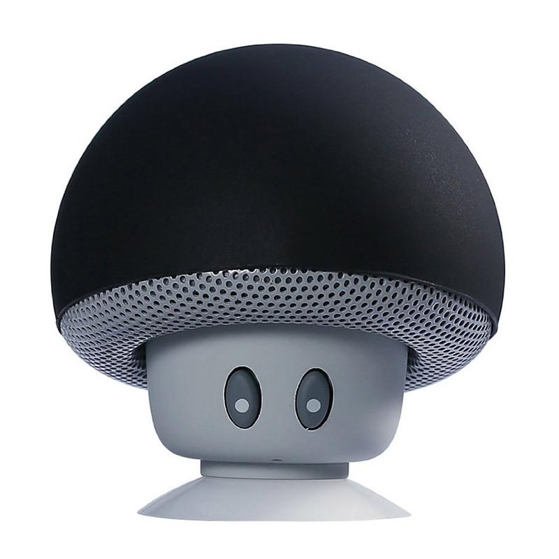 Mini Mushroom Bluetooth Speaker – Wireless Audio, Built-In Mic & Suction Stand