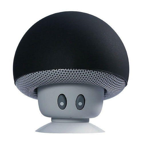 Mini Mushroom Bluetooth Speaker – Wireless Audio, Built-In Mic & Suction Stand