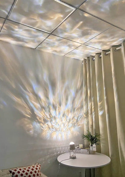 Ripple Projector Ambient Light | Modern Decorative Mood Lamp with Dynamic Wave Glow