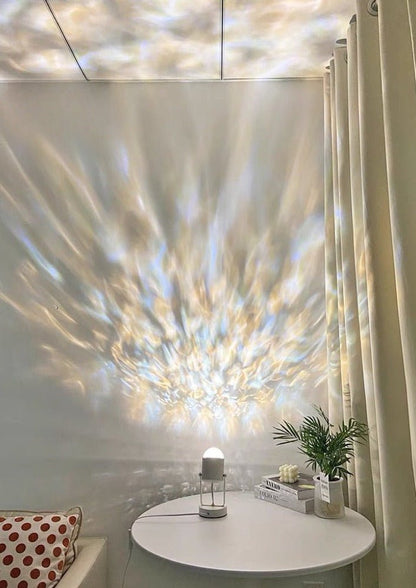Ripple Projector Ambient Light | Modern Decorative Mood Lamp with Dynamic Wave Glow